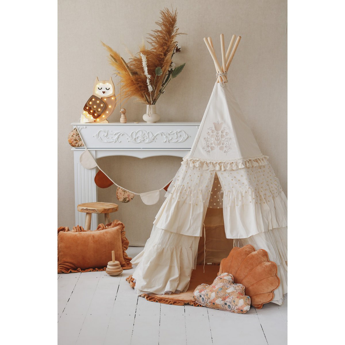 Rotaļu Paklājs Velvet Caramel