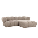 Sofa „New York Sand Boucle“ dešinės pusės