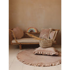 Aksominė latte pagalvė