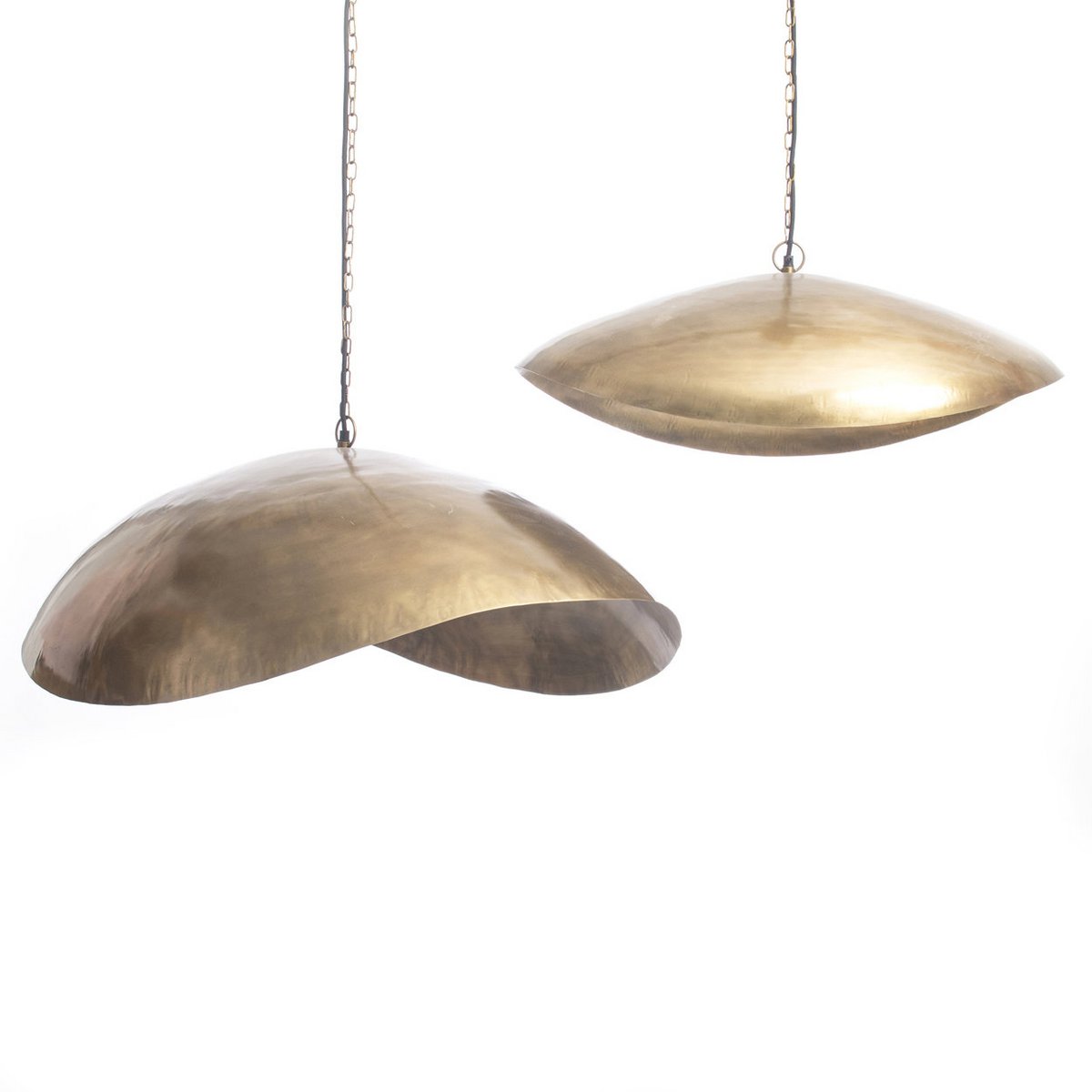 Ceiling Lamp Fortune Cookie Brass - XL