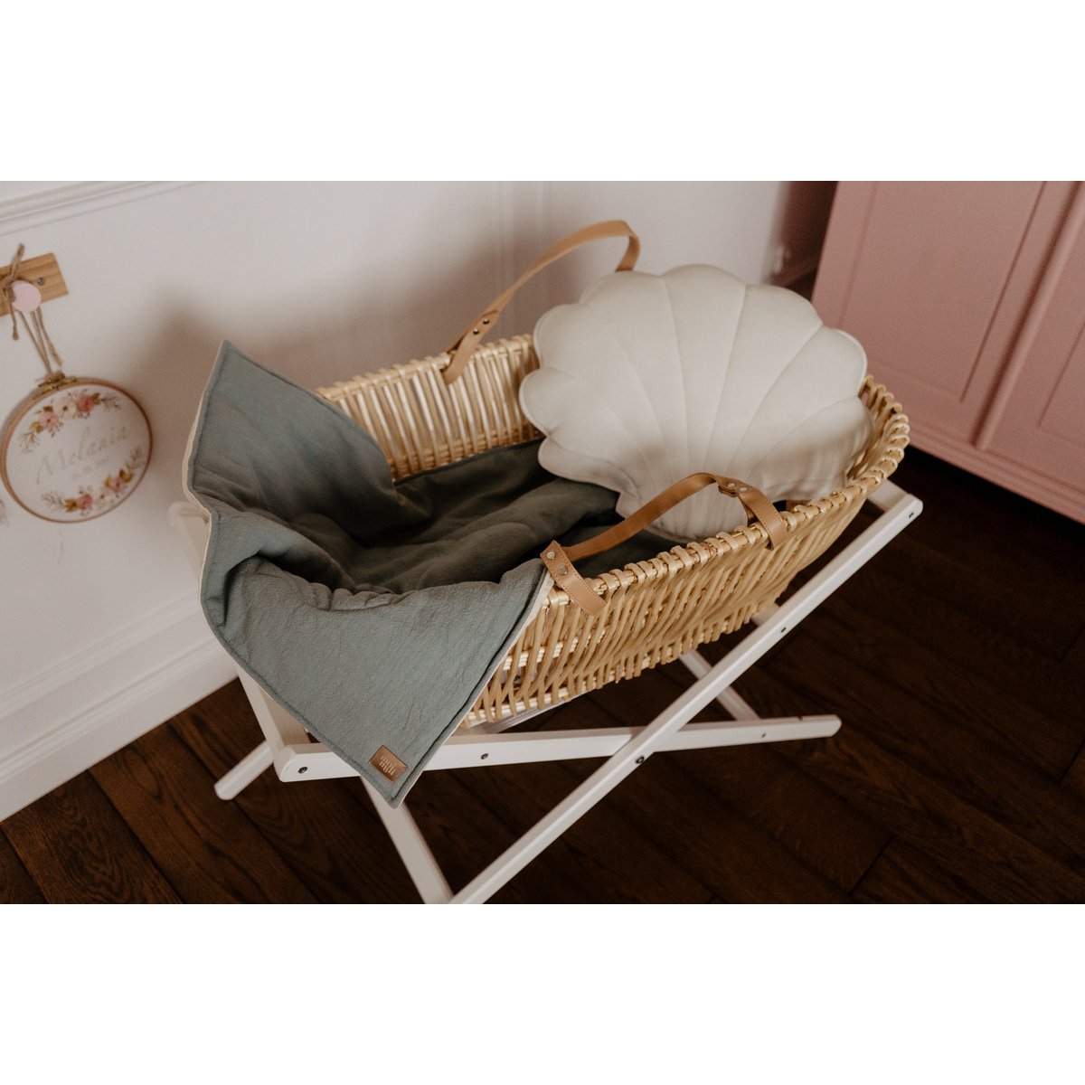 Shell Sea Blanket And Pillow Set For Infants