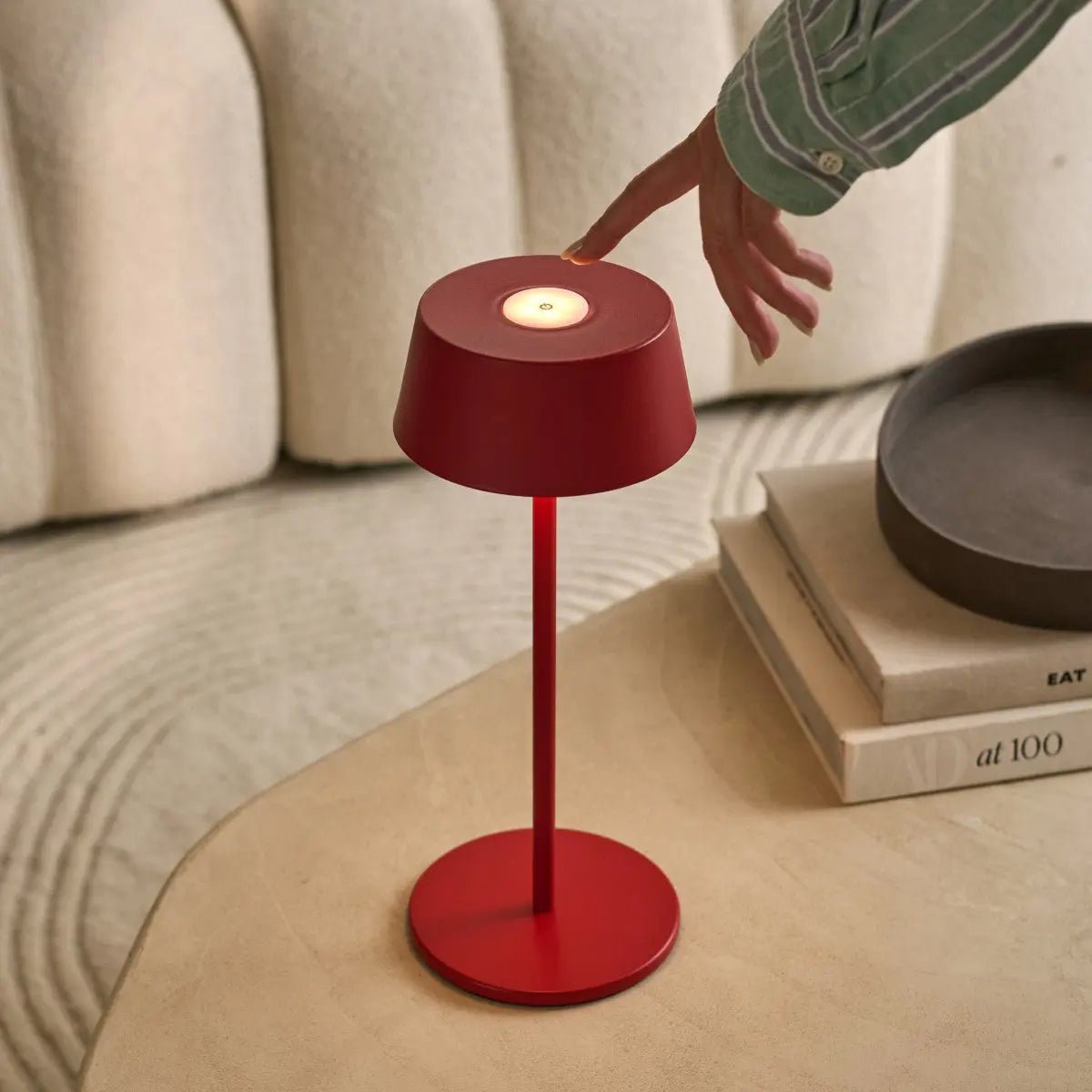 Table Lamp Hugo Berry Red