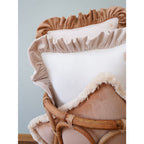 Aksominė kavos ir latte pagalvė