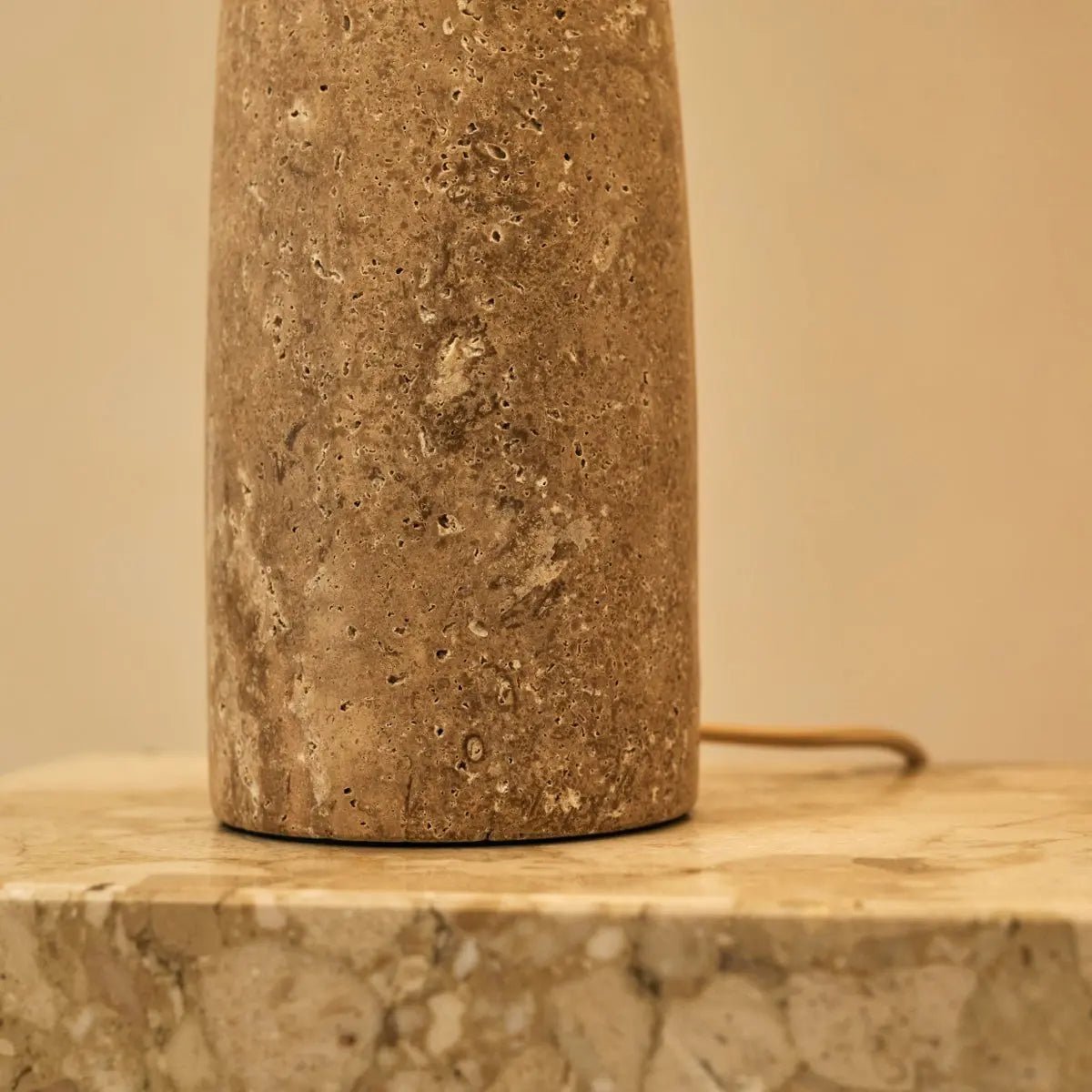 Table Lamp Isla Travertine