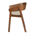 Dining Chair Edo Walnut - Set Of 2