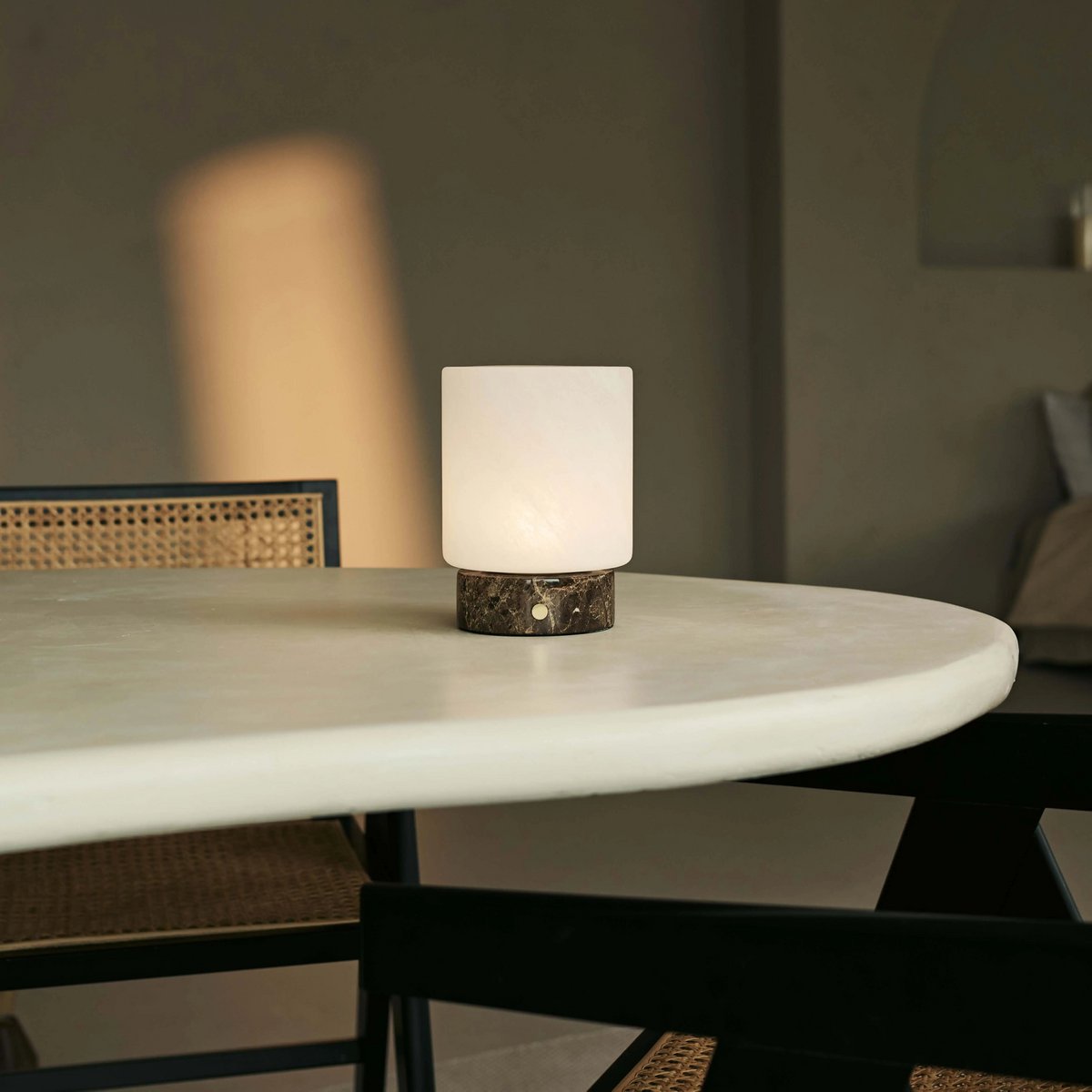 Table Lamp Cuyp Emperador Dark Marble