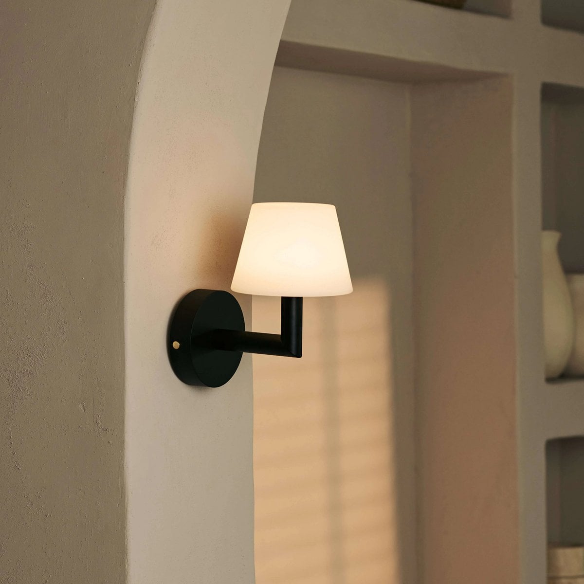 Wall Lamp Ted Black Wood