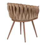 Valgomojo kėdės su karamele – 2 vnt. rinkinys