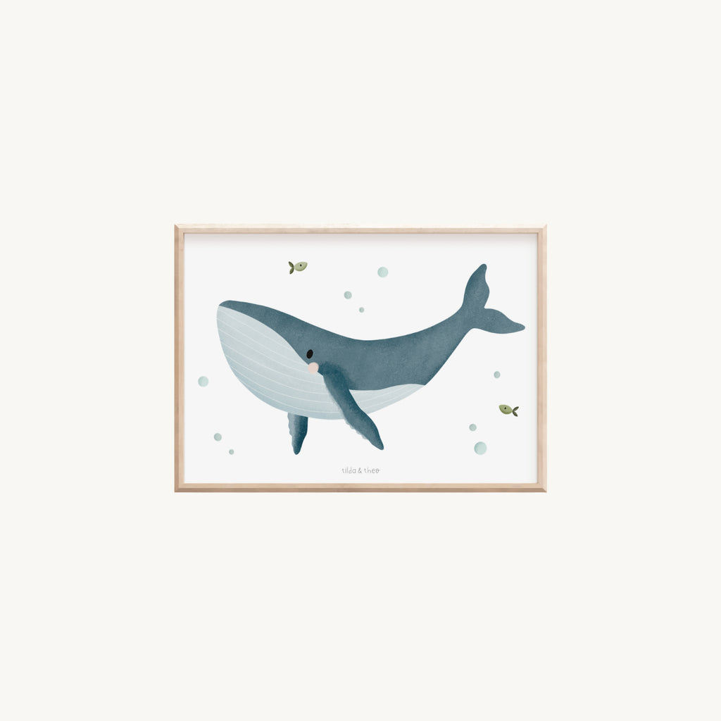 Whale Poster