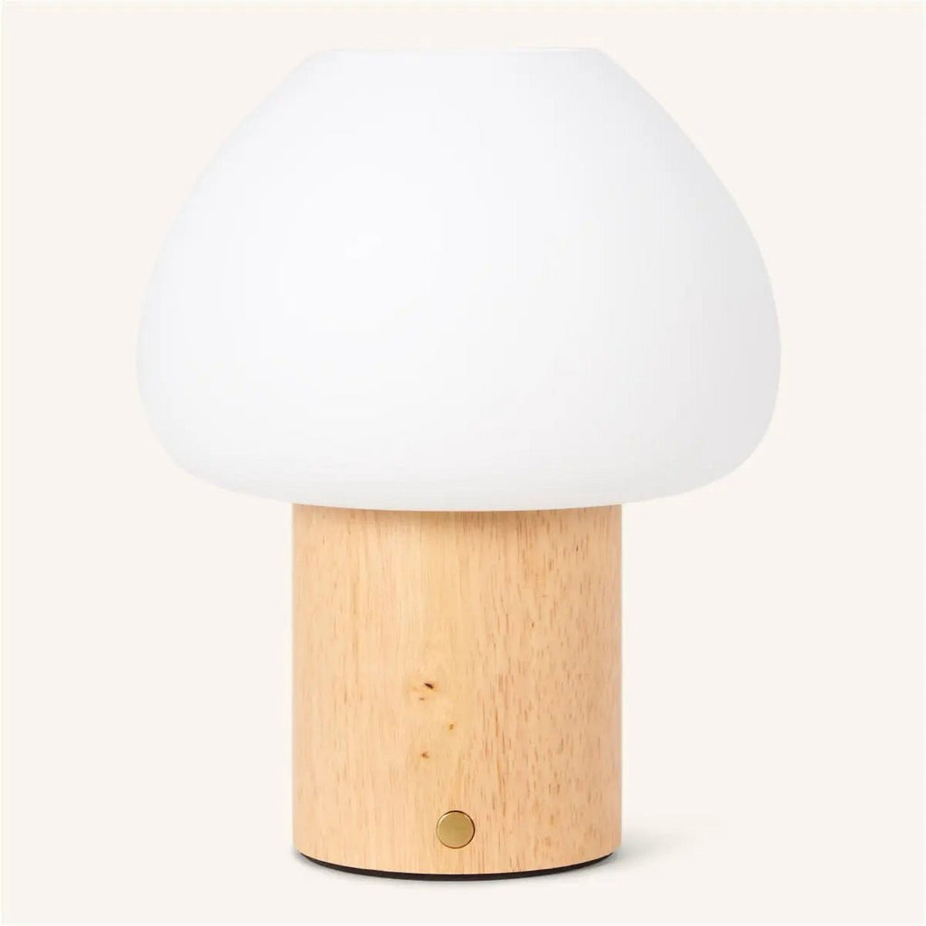 Table Lamp Fynn Light Brown Wooden