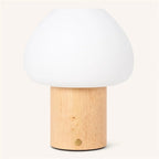 Table Lamp Fynn Light Brown Wooden