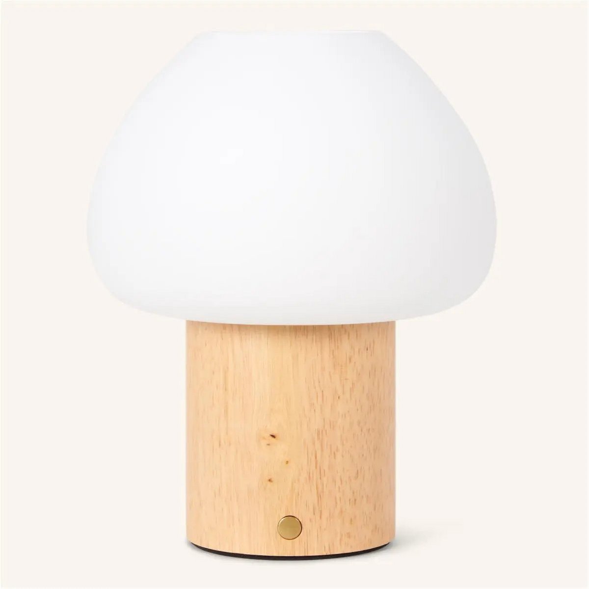 Table Lamp Fynn Light Brown Wooden