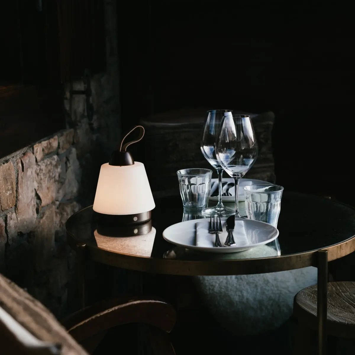 Table Lamp Liv Dark Brown