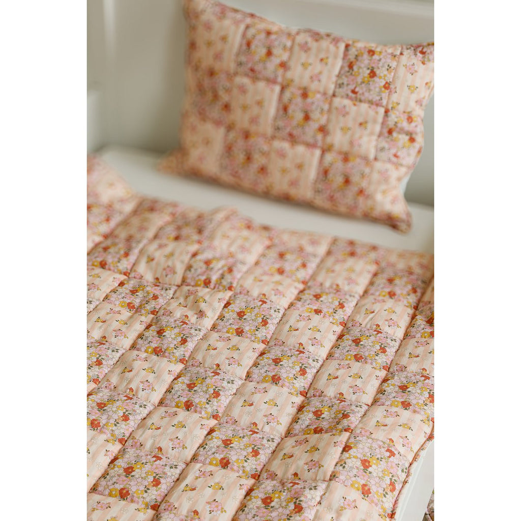 Spring Garden Blanket And Pillow Set For Infants