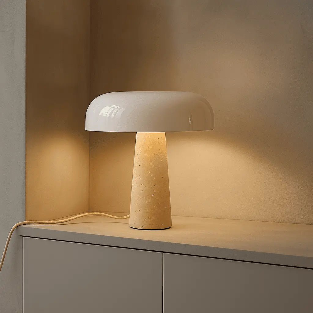 Table Lamp Emily Travertine