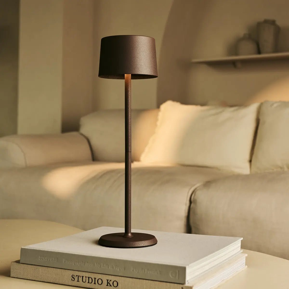 Table Lamp David Mocha Brown