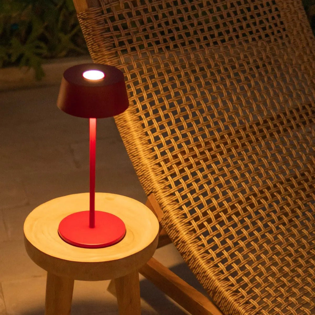 Table Lamp Hugo Berry Red