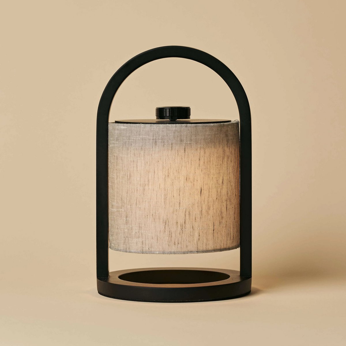 Table Lamp Rivel Black & Gray Wooden