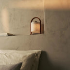 Table Lamp River Chestnut Brown Wooden