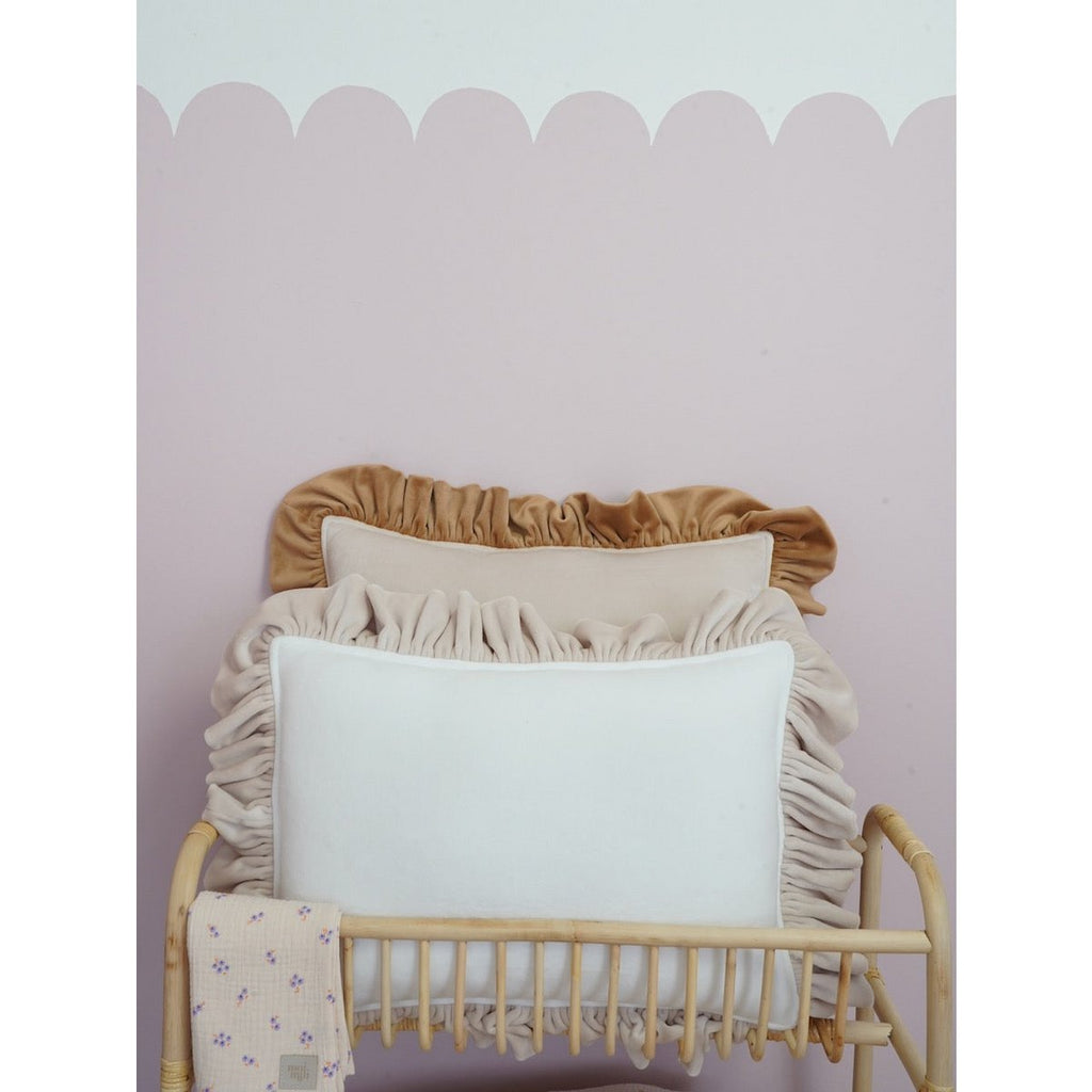 Aksominė kavos ir latte pagalvė