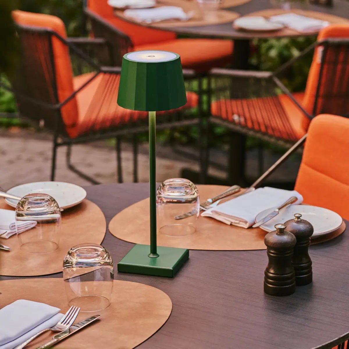 Table Lamp William Pine Green