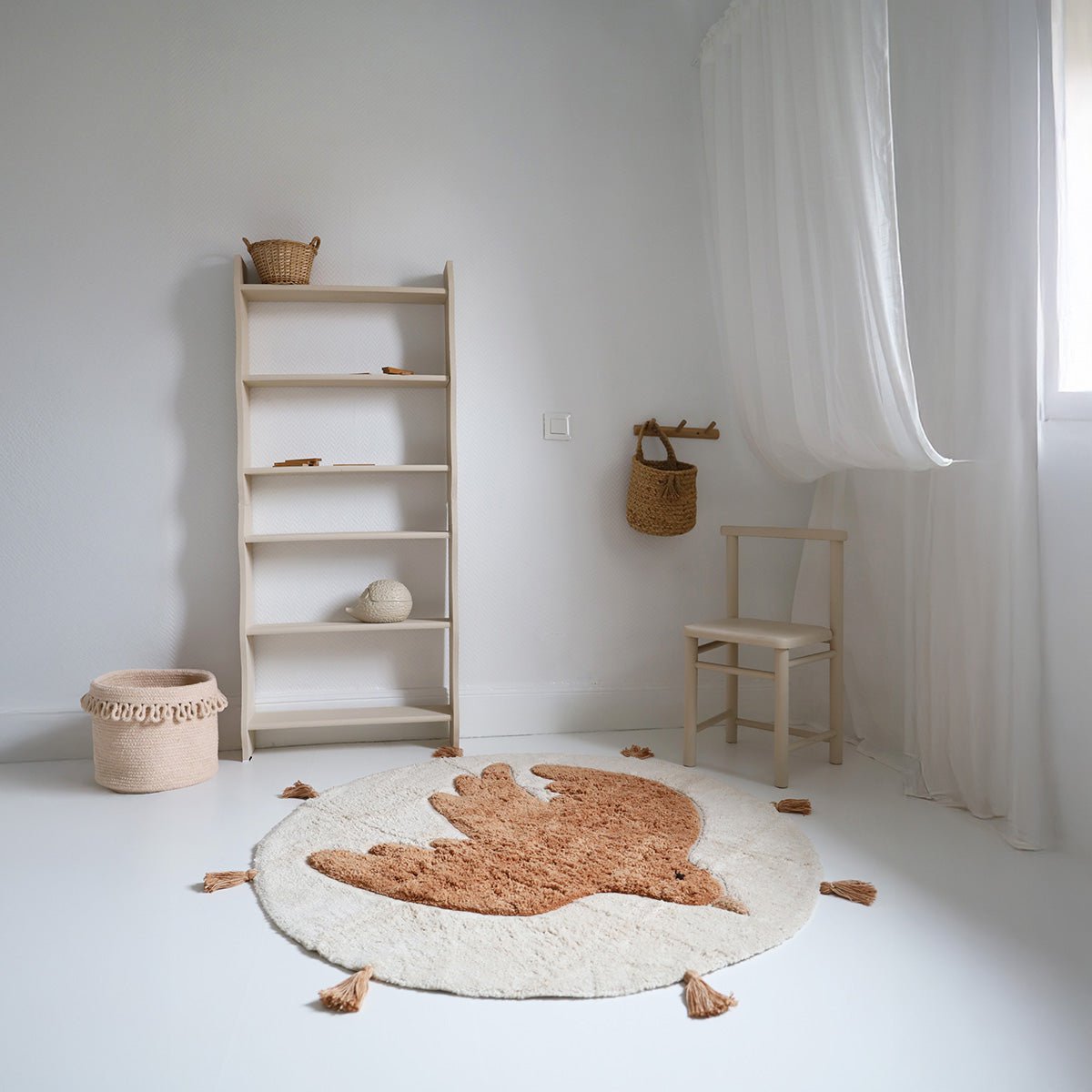 APVALUS KILIMĖLIS BOHOBIRD D-110