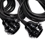 Griestu Stiprinājumu Komplekts Black - 3 Izvadi