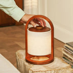 Table Lamp River Chestnut Brown Wooden