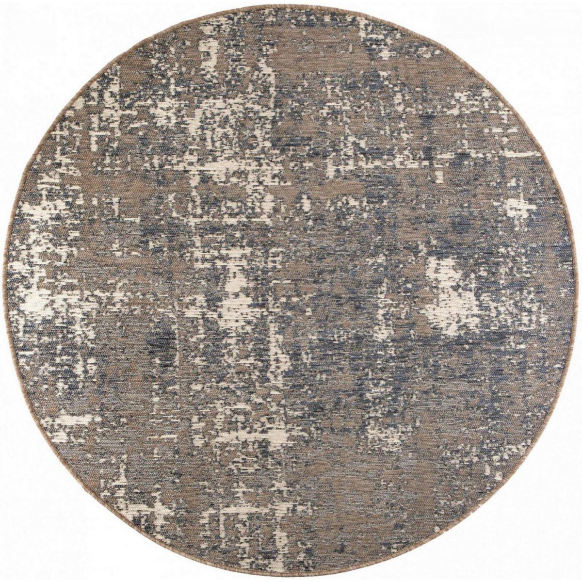 Round Rug Catania Gray Outdoor D-160