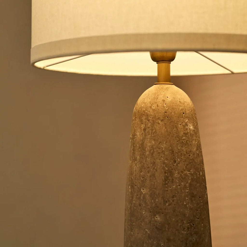 Table Lamp Isla Travertine