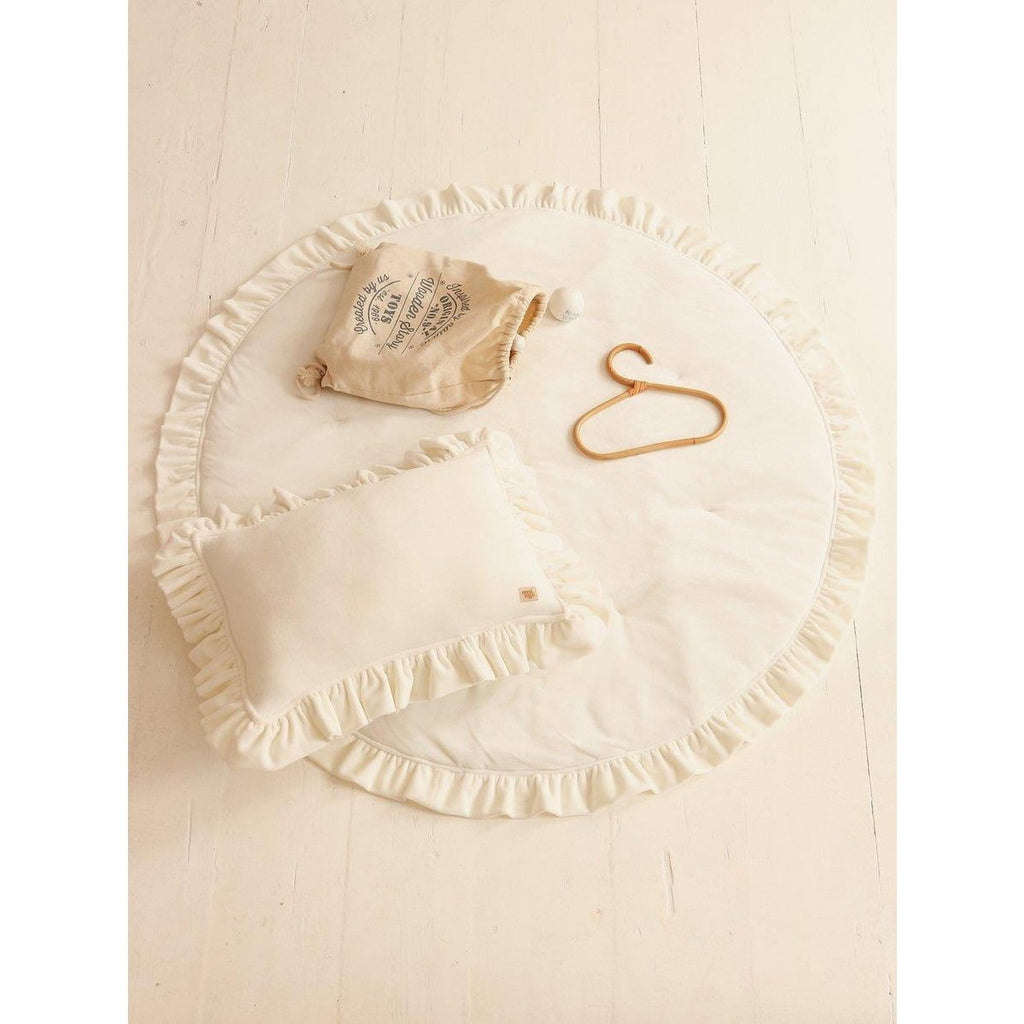 Pagalvė velvet balta