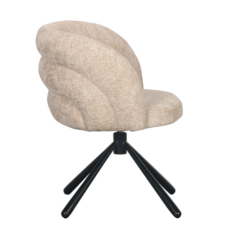 Pebble Latte Swivel Chair