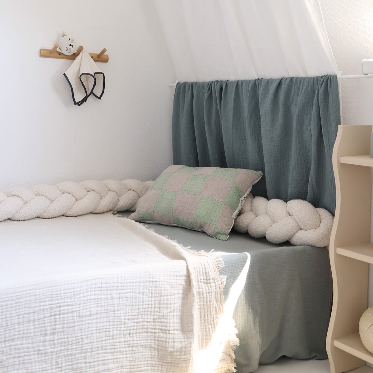 Bed Edge Protective Edge Blanket Boucle