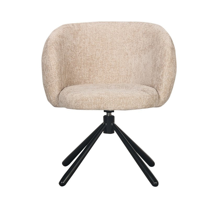 Pebble Latte Swivel Chair