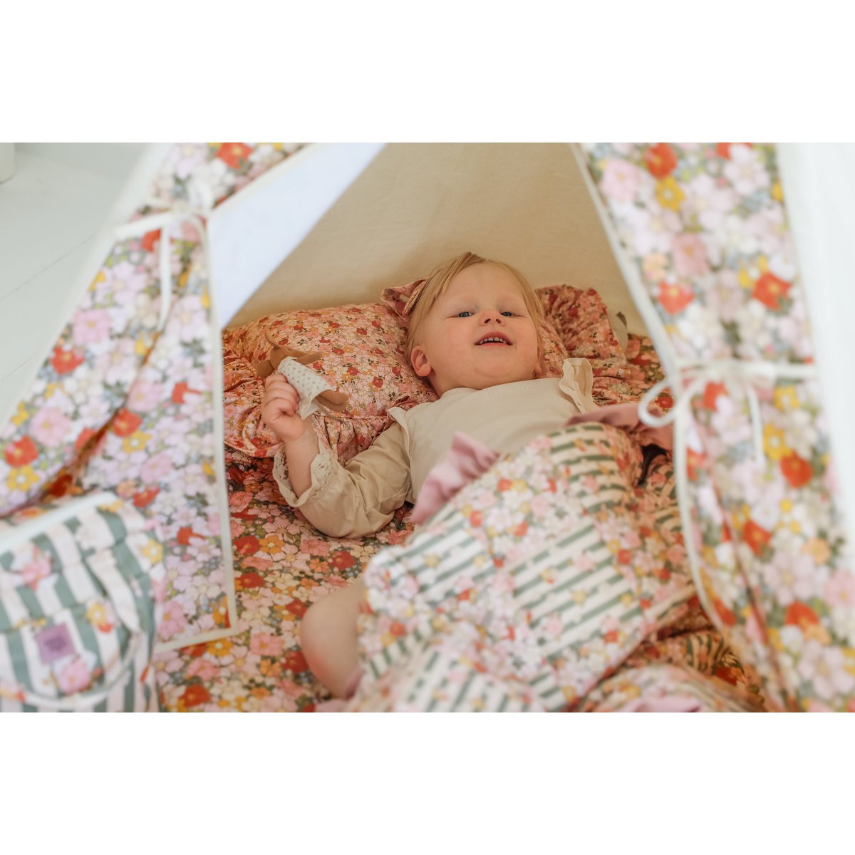 Blanket And Pillow Set Green Garden - For Children