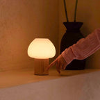 Table Lamp Fynn Light Brown Wooden