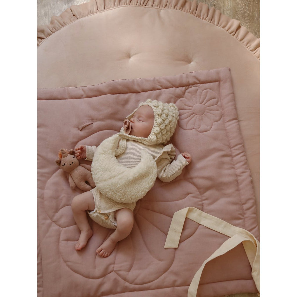 Swapping Blanket Bloom Powder Pink