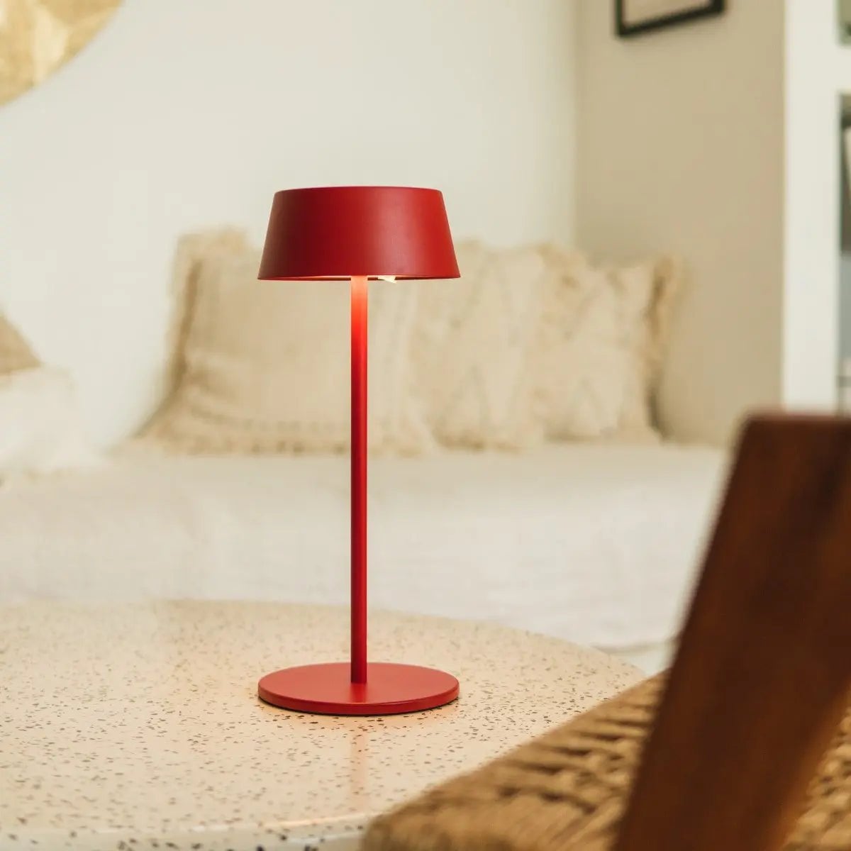 Table Lamp Hugo Berry Red