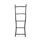 Rankšluosčių laikiklis su kopėčiomis, juodas