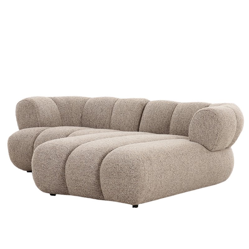Sofa „New York Sand Boucle“ dešinės pusės