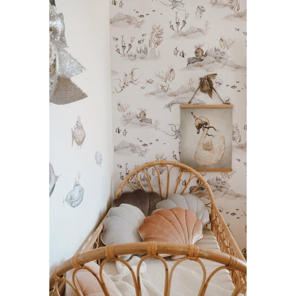 PAGALVĖS KIAULĖ AKSOMAS SMĖLIO SPALVOS PERLAS