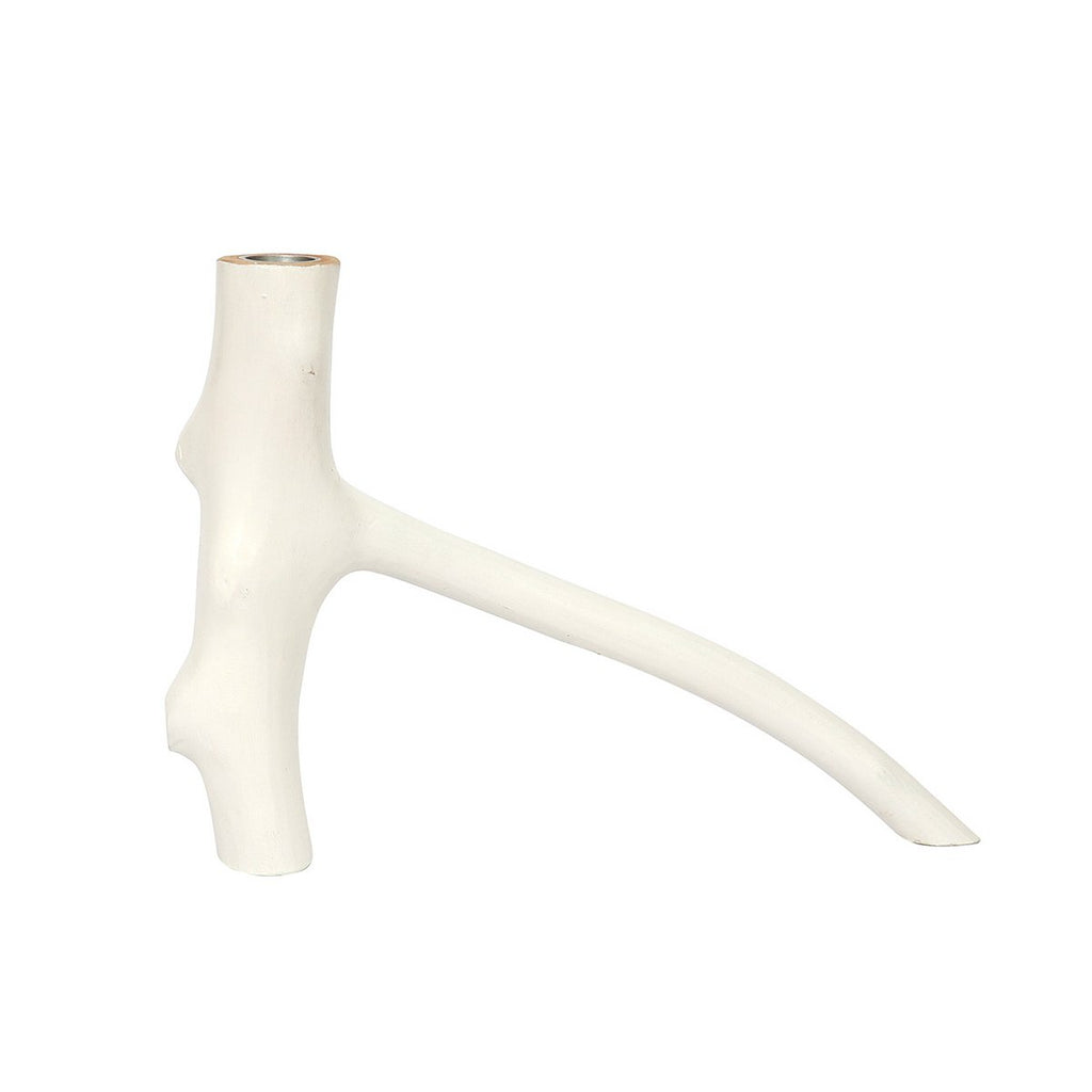 Candleholder Triple Twig White