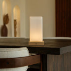 Table Lamp Zayn Light Brown Wooden