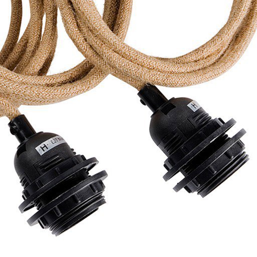 Griestu Stiprinājumu Komplekts Black Natural - 3 Izvadi