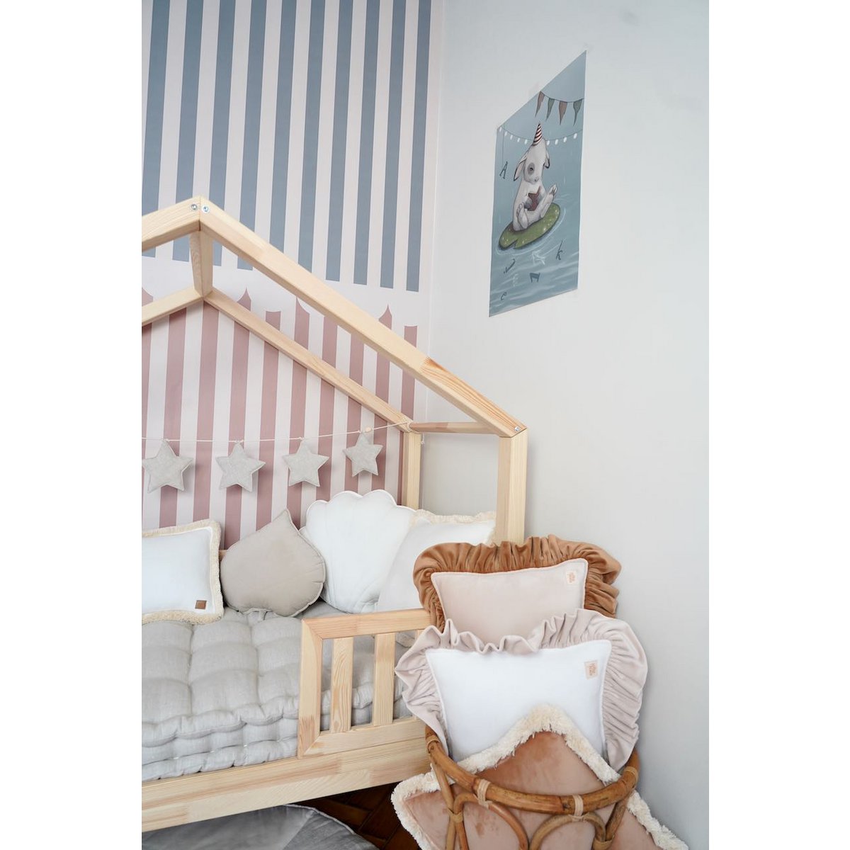 Aksominė kapučino pagalvė