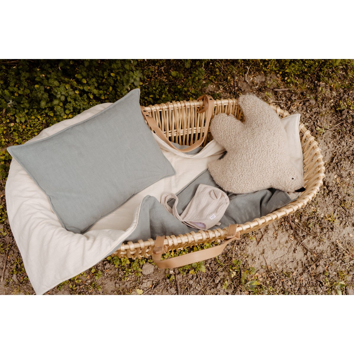 Shell Sea Blanket And Pillow Set For Infants