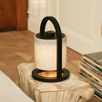 Table Lamp Rivel Black & Gray Wooden