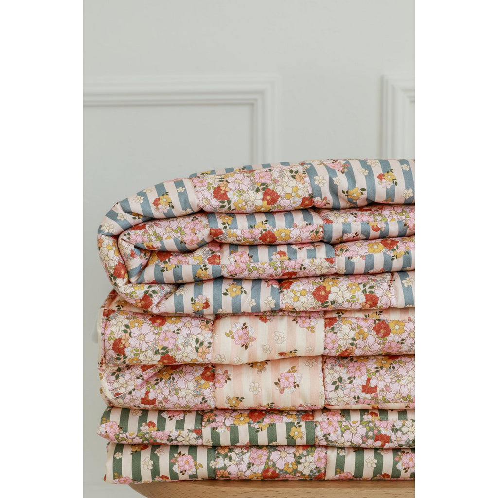 Green Garden Blanket And Pillow Set For Infants