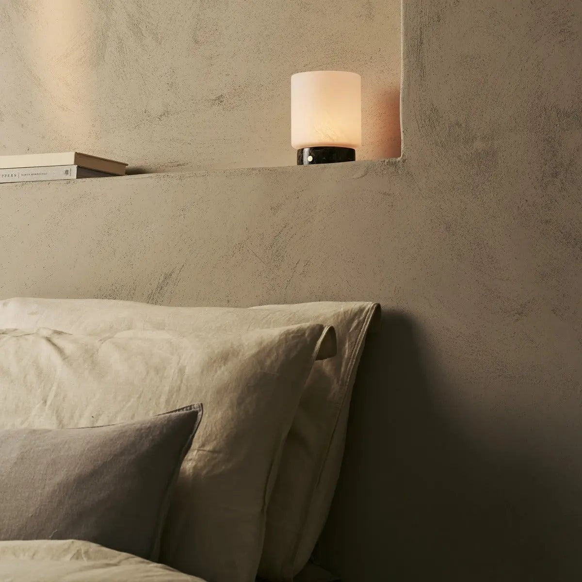 Table Lamp Cuyp Emperador Dark Marble