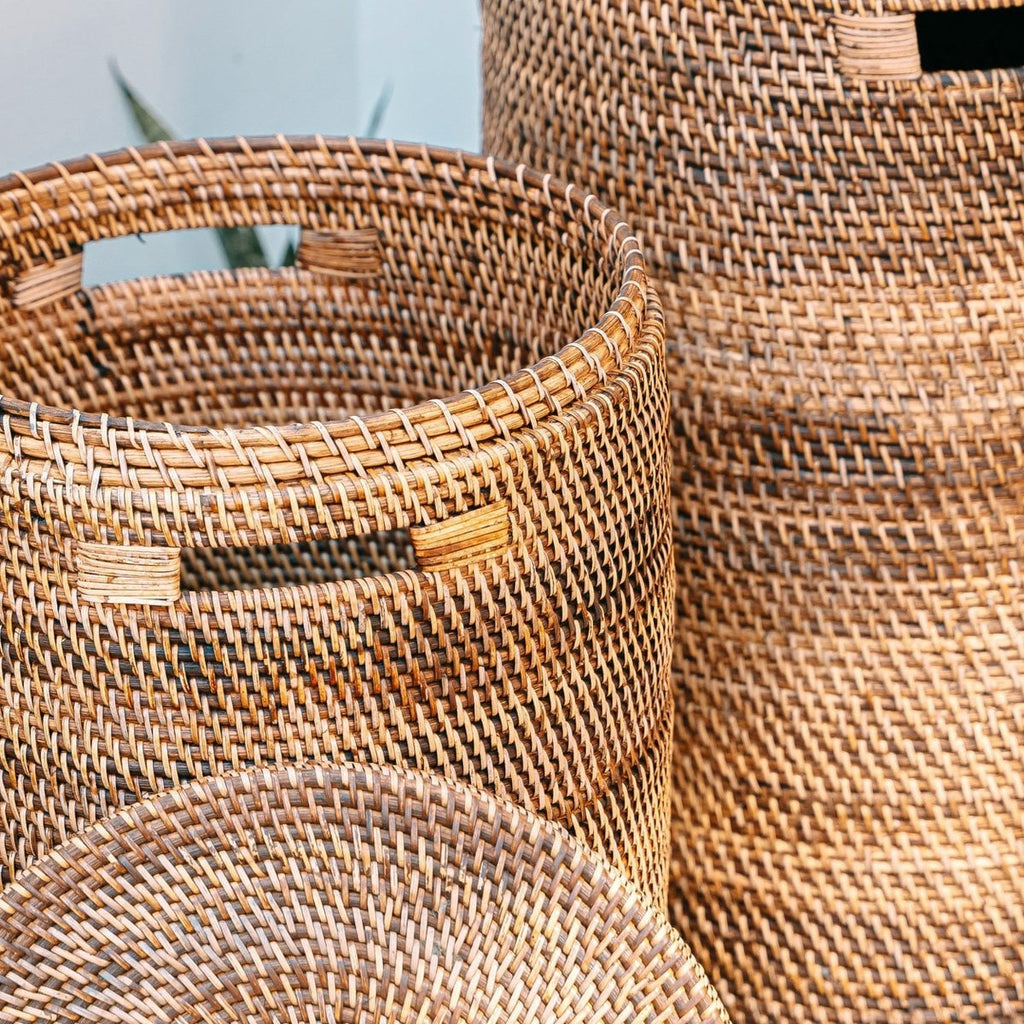Veļas Grozs Sari Boho Natural Rattan